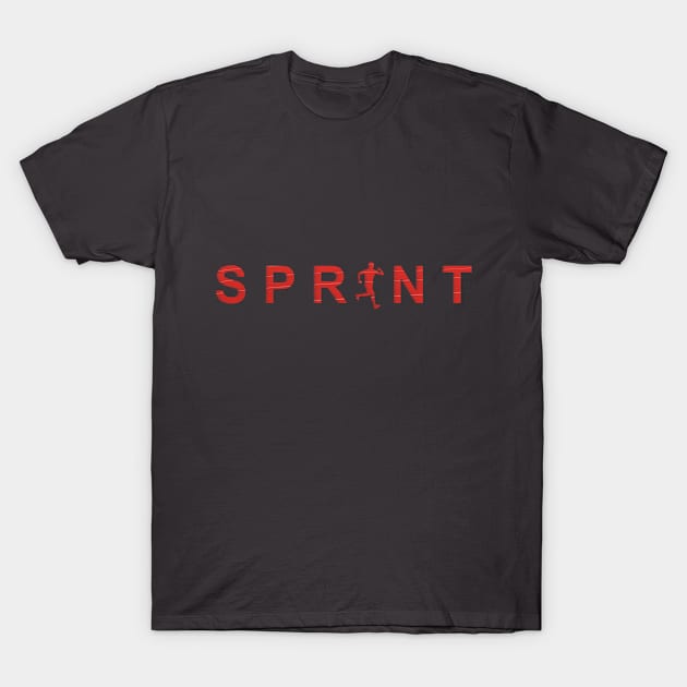 Run and sprint T-Shirt by frigamribe88